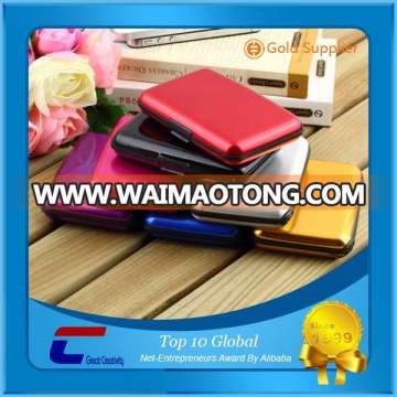 High Secure Metal Credit Card ID Card Holder RFID Aluminum Wallet RFID Blocking Case